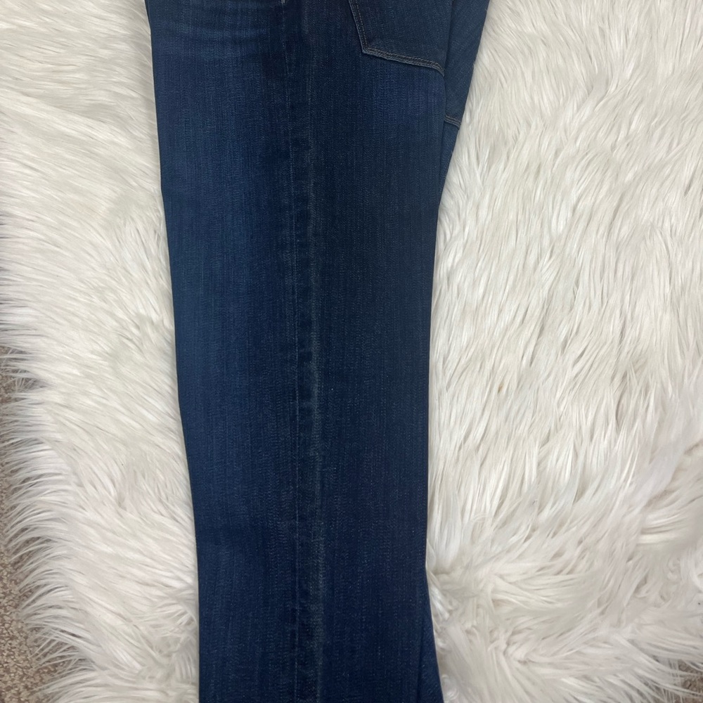 PAIGE mid-rise dark blue skinny whiskered jeans size 27 - Picture 10 of 11
